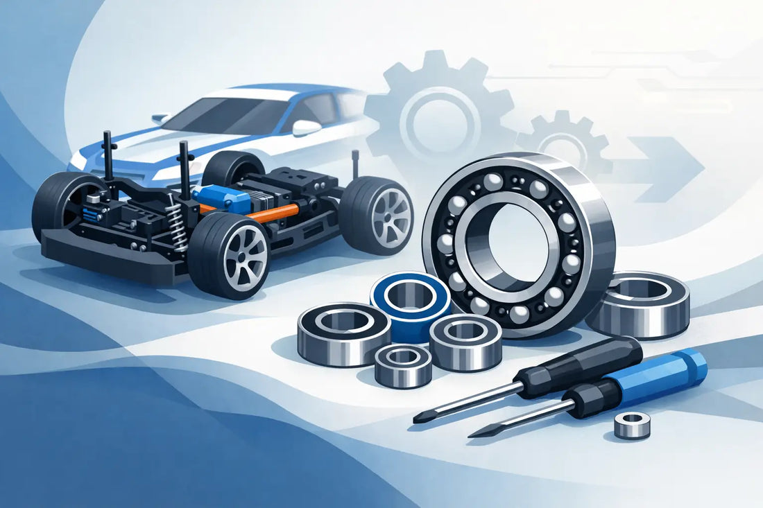 Tamiya TT01 Bearings: What to Fit and Why