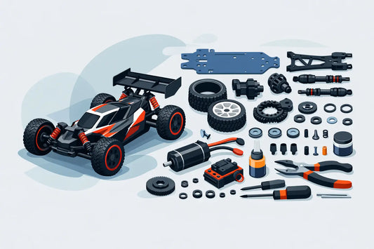 ARRMA Buggy Rebuild Parts Example That Works