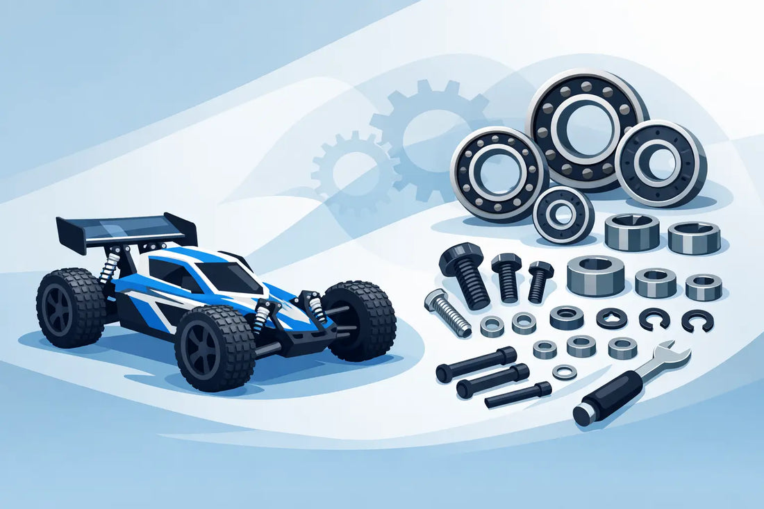 RC Car Fitment Guide for Bearings and Hardware