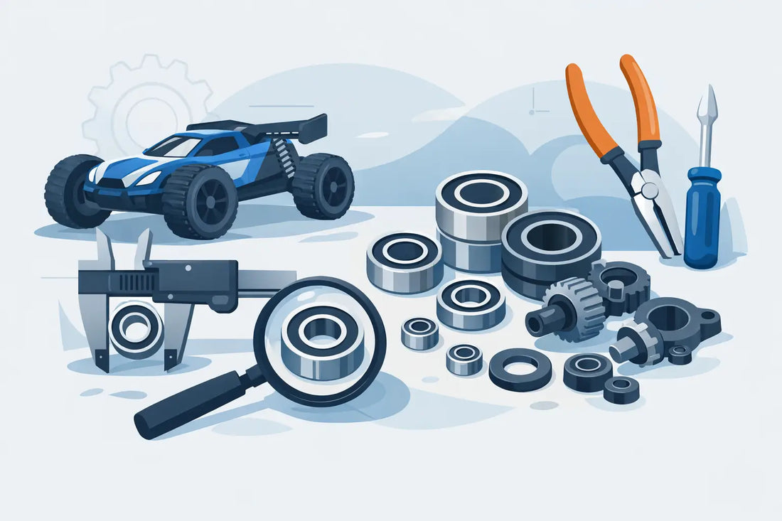 RC Bearing Size Guide: Measure, Match, Rebuild