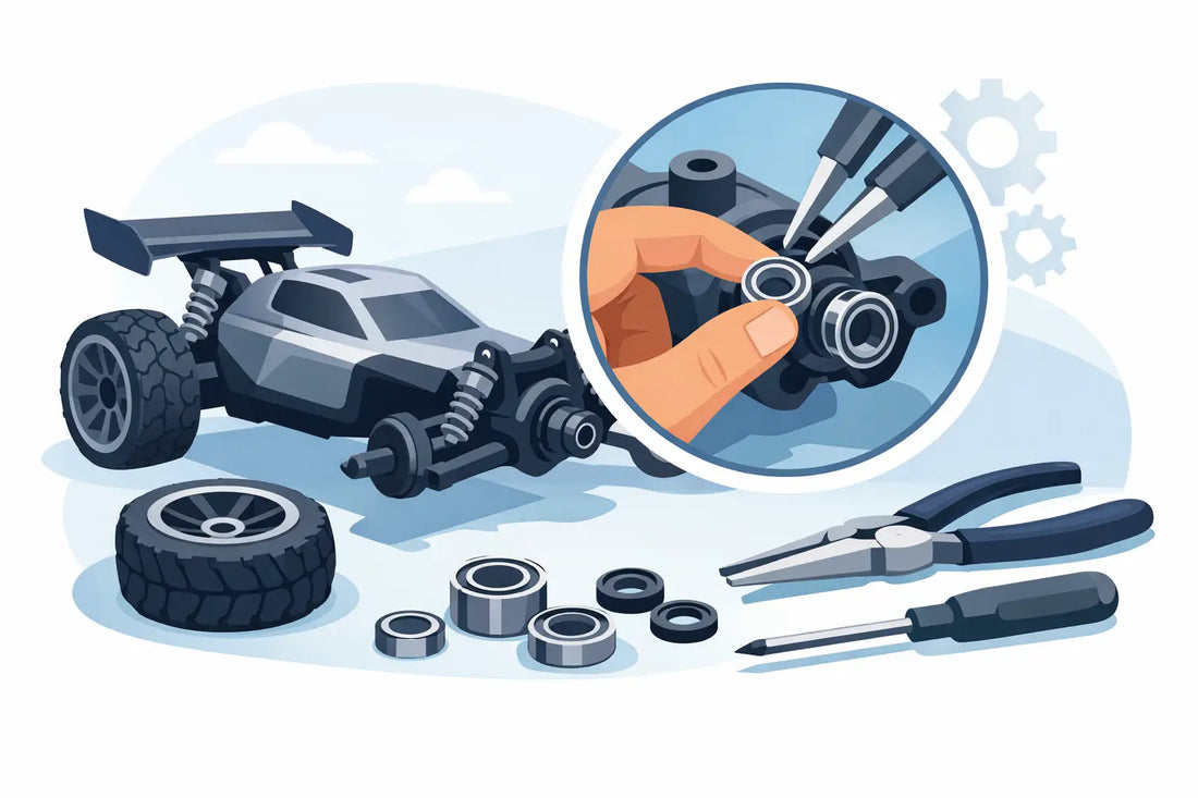 How to Replace RC Wheel Bearings Properly