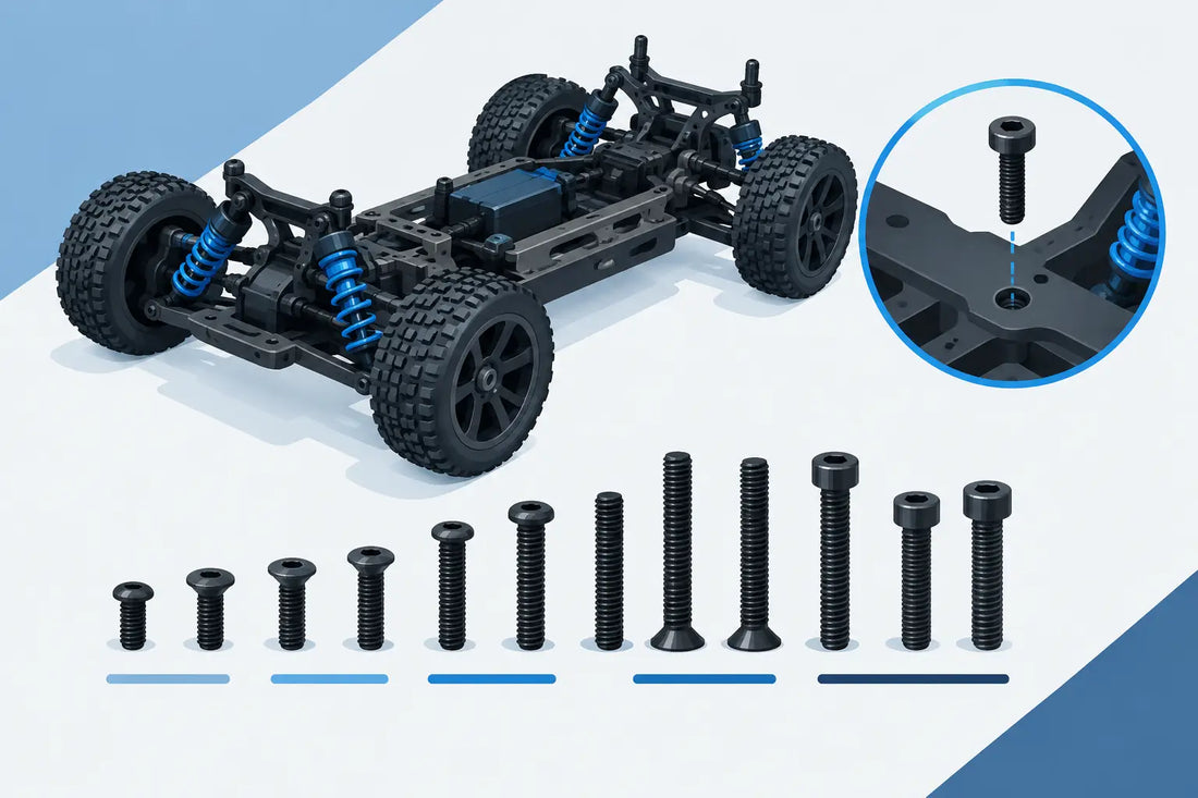 RC Chassis Screw Sizing Guide for Better Fits