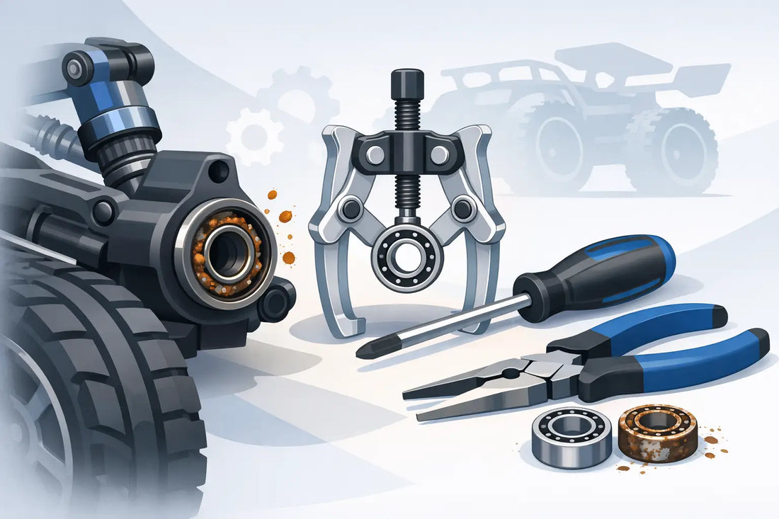 How to Remove Seized RC Bearings Without Damage