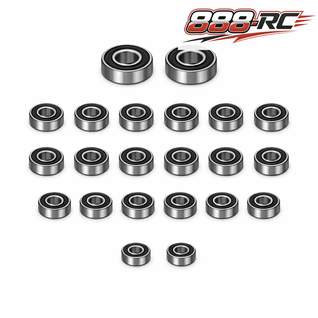 Axial SCX24 Rubber Sealed Complete Bearing Kit | 888-RC