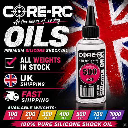 Core RC Silicone Shock Diff Oil 60ml - All Weights