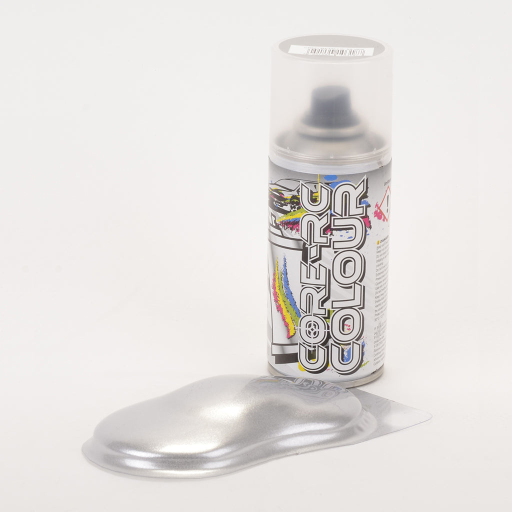 Core RC Metallic Silver Lexan Paint 150ml (CR621)